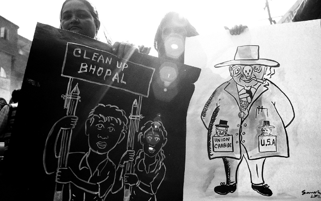 bhopal protesters